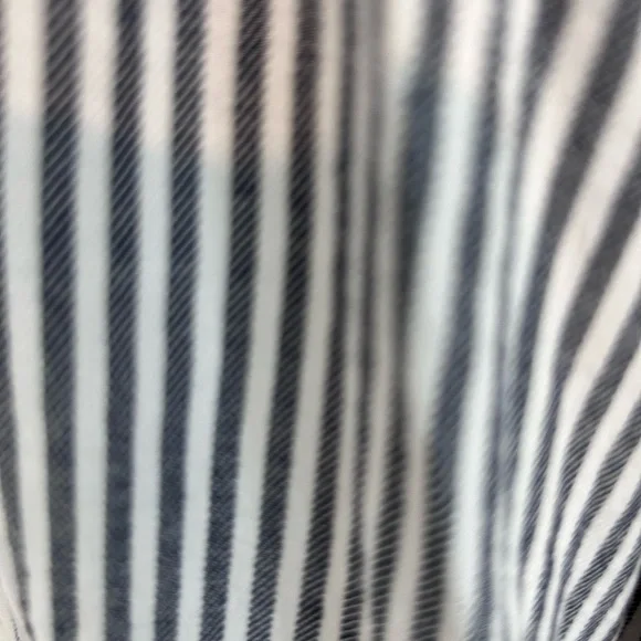 Old Navy Black and White Striped Off-Shoulder Ruffles Dress Size M - Picture 3 of 8